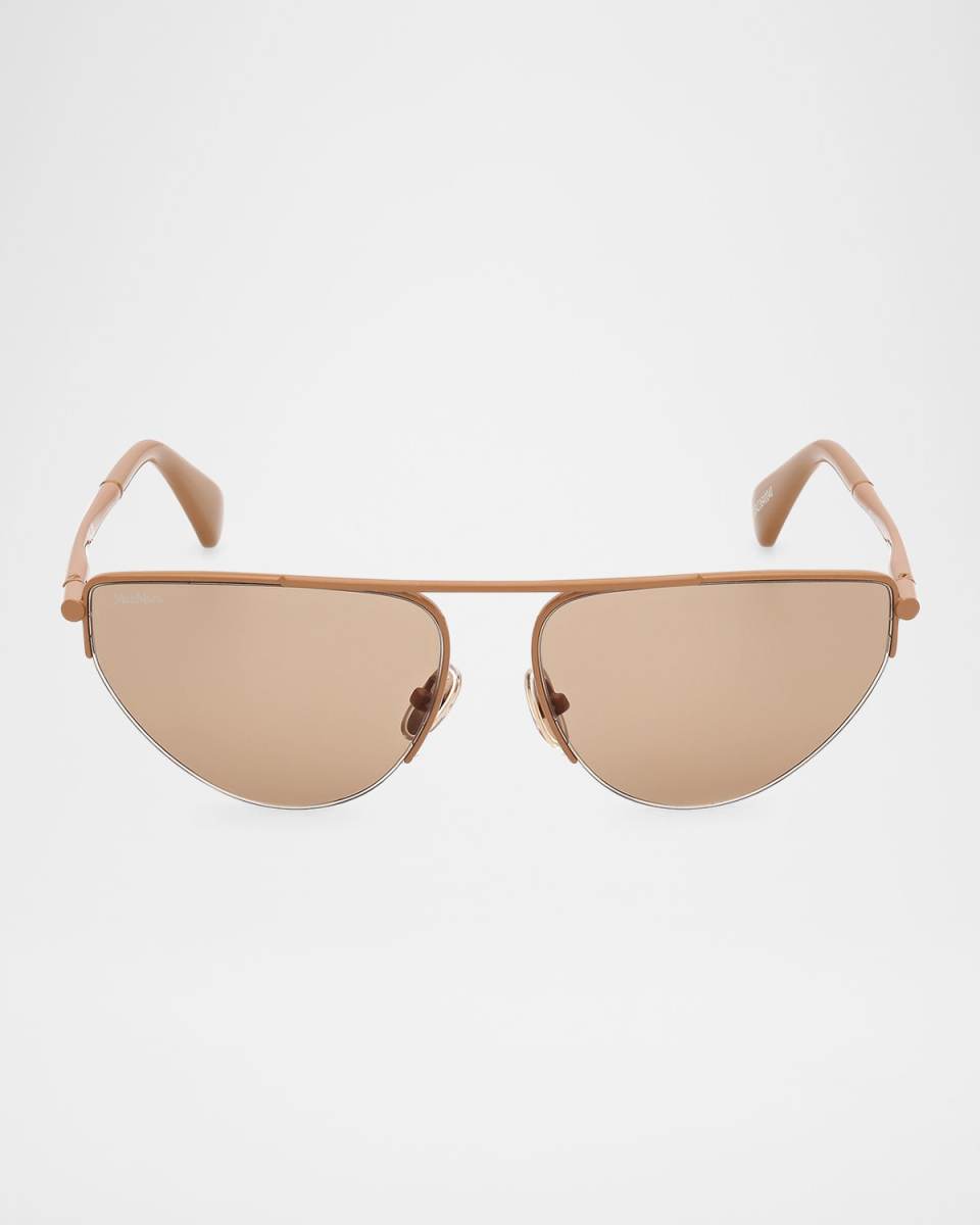 Metal Cat-Eye Sunglasses